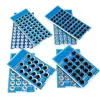 Black Silver Iron Metal Snap Fasteners Press Button Garment Sewing Accessories 8/10/12/14/16/18mm Invisible Stud Embedded Buckle 3