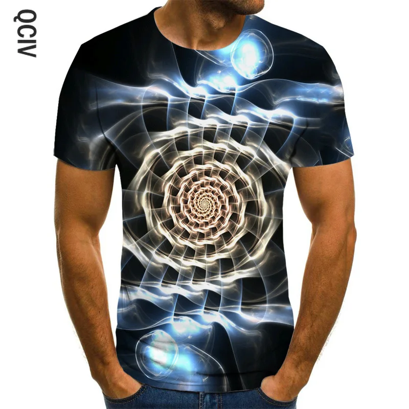 Fun 3D men's T-shirt black three-dimensional graphic T-shirt men's casual tops summer fashion O-neck shirt plus size streetwear Fun 3D men's T-shirt black three-dimensional graphic T-shirt men's casual tops summer fashion O-neck shirt plus size streetwear