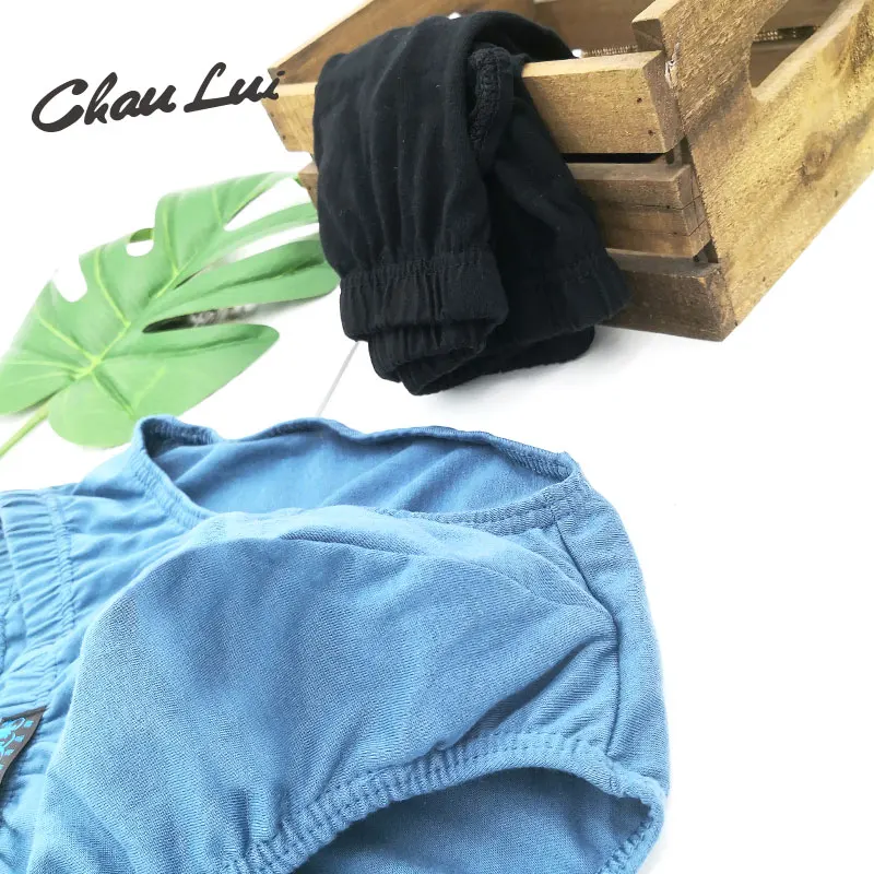 Chau Lui 3 шт./лот хлопковые мужские трусы плюс размер нижнее белье 4XL/5XL/6XL Мужские