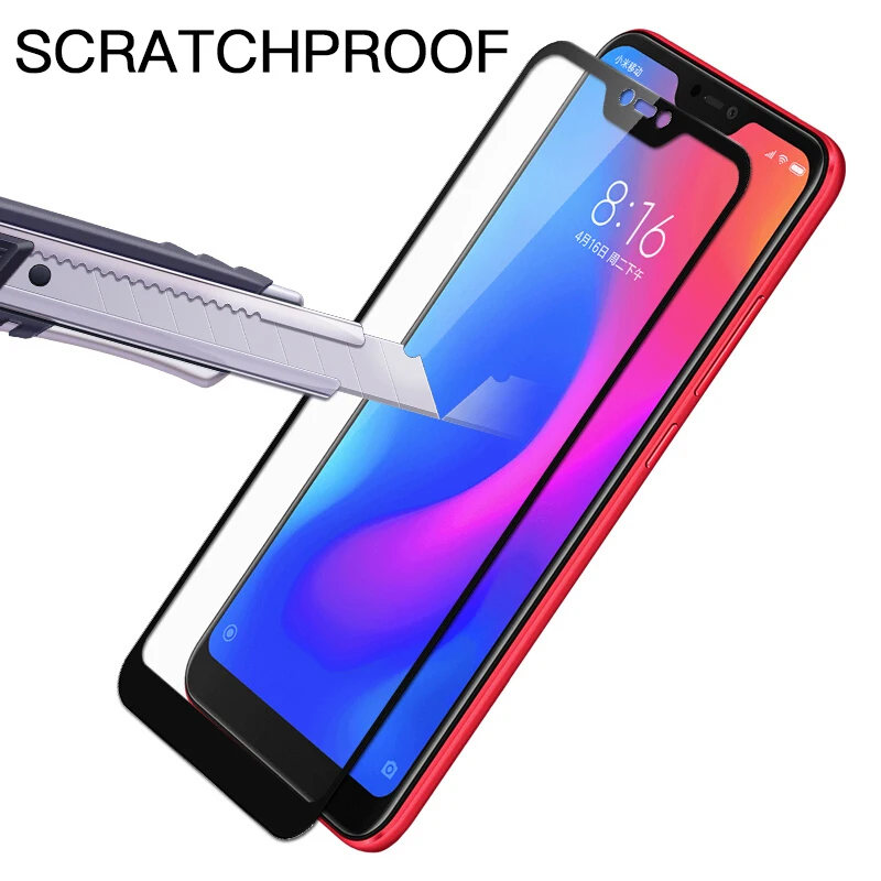 Full-Cover-Glass-On-The-For-Xiaomi-Redmi-6A-6-Pro-Screen-Protector-Protective-Film