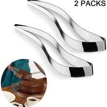 Нож для резки торта из нержавеющей стали, формочки для торта, помадный десерт, инструменты для торта, нож для торта