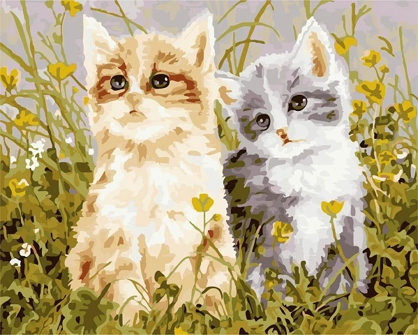 SZYH6192 HUACAN Pictures By Numbers Cat Animals Kits Oil Painting Piano Drawing Canvas HandPainted DIY Home Decoration Gift - Цвет: SZYH6192