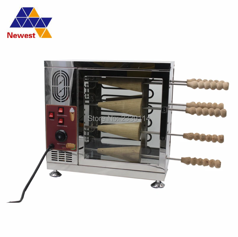 Хлебный конус Kurtos Kalacs дымоход торт ролл гриль машина 220V