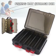 Двухсторонний 10 контейнер для рыболовных приманок с воздушным отверстием для гольяна креветки приманки для рыбалки THJ99