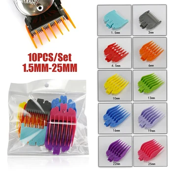

10Pcs Universal Hair Clipper Positioning Comb Barber Shop Home Appliances Clippers Special Caliper Modeling Tool Accessories