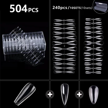 

Press On Nails Manicure Patches Ultra-Thin Seamless Wearable Transparent Fully Attached Extended False Nails