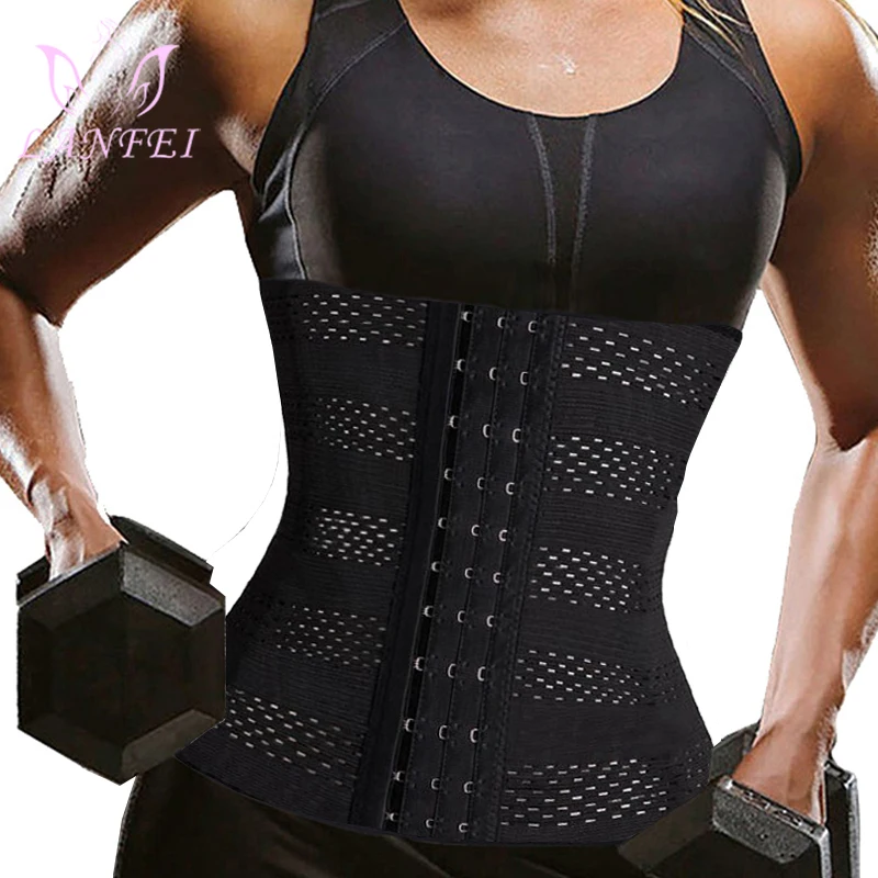 

LANFEI Sexy Waist Trainer Girdle Body Shaper Modeling Strap for Women Waist Support Band Slimming Corset Belts Underwear Cincher