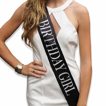 

Fashion Simple Etiquette Shoulder Strap Bride Girls Birthday Party Decoration Belt Celebration