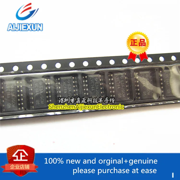 

10 шт., шестигранные инверторы LVC14A sn74lvc14ader SOP14