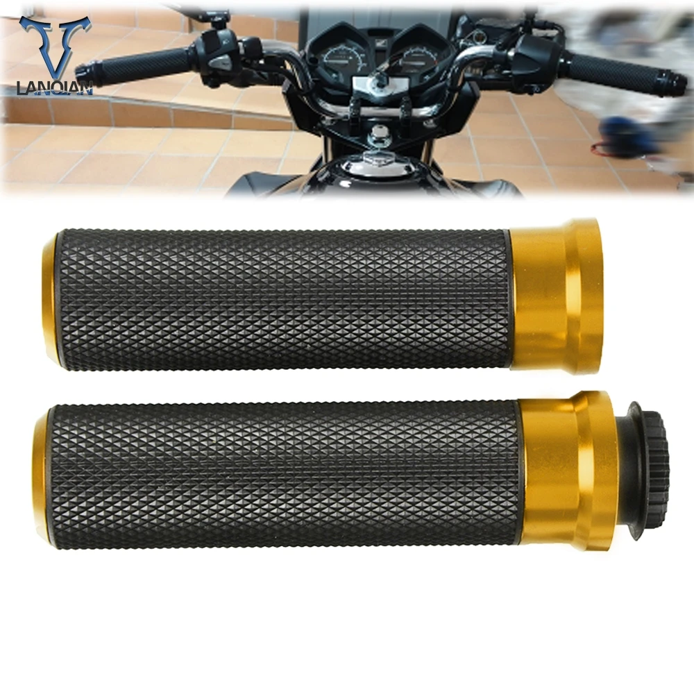 

Motorcycle Accessory Poignee Moto Aluminum Hand Grip Aluminum Plastic For bmw s1000r cbr650r yamaha yzf 250 benelli tnt 300