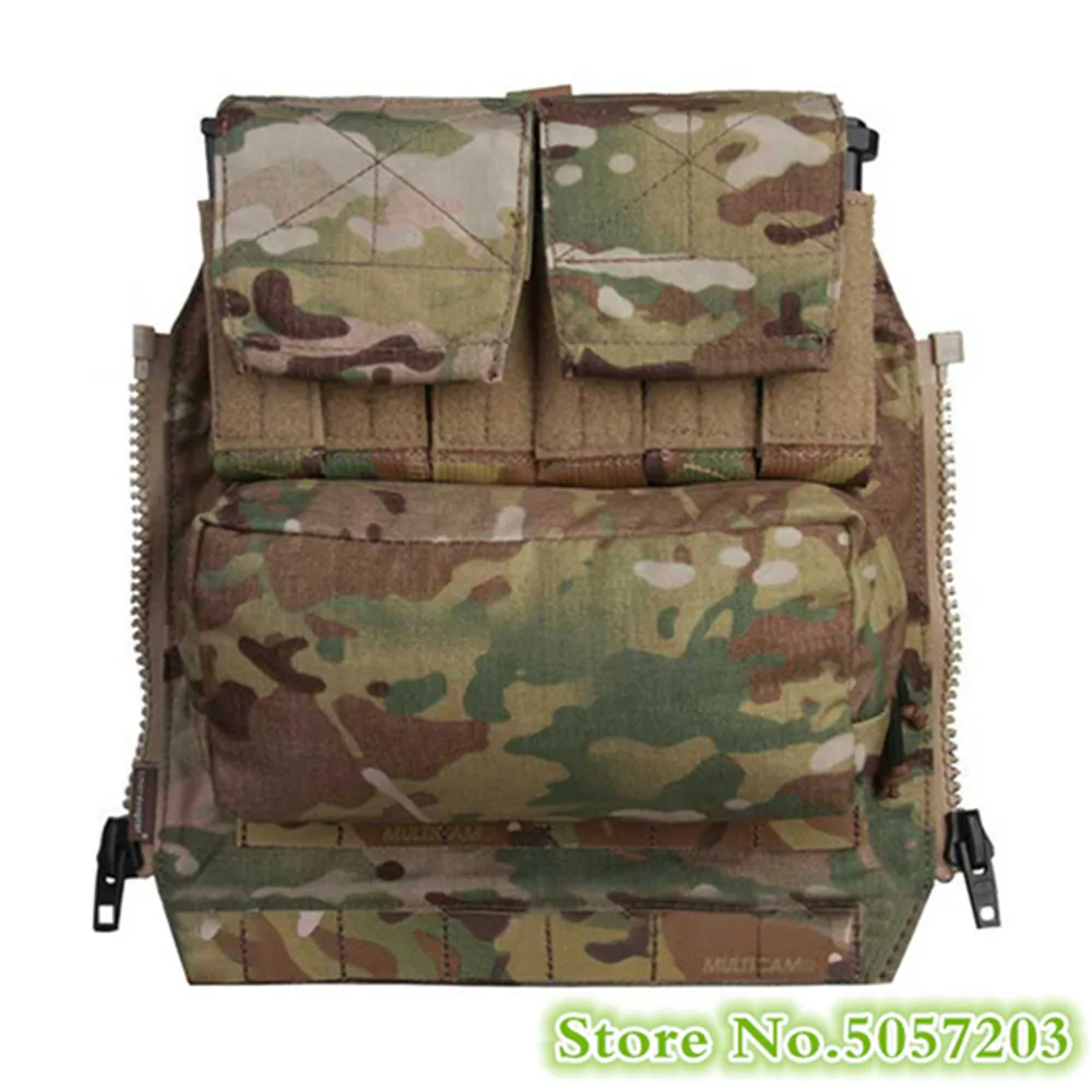 

EMERSONGEAR Tactical Pouch Zip-On Panel Expansion Pouch Rig for Vest Plate Carrier AVS JPC2.0 CPC NCPC Back Bag Mag Gear