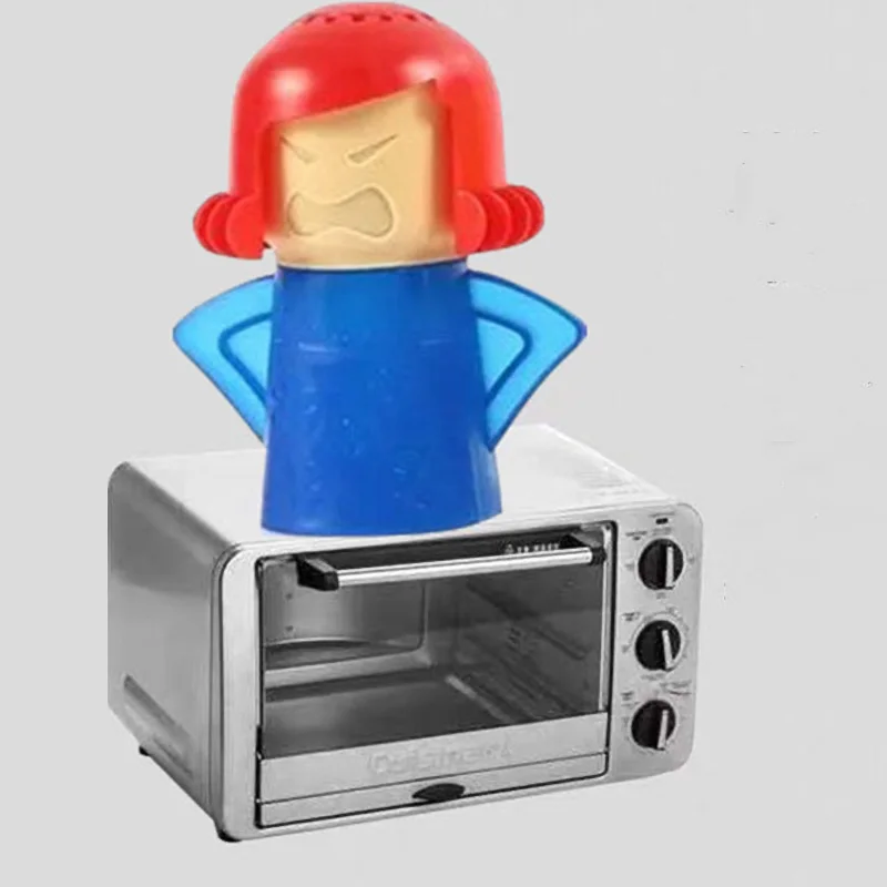 Angry Mom Model Microwave Cleaner Easily Clean Oven Steam Cleaner Appliances for The Kitchen Refrigerator Cleaning 2