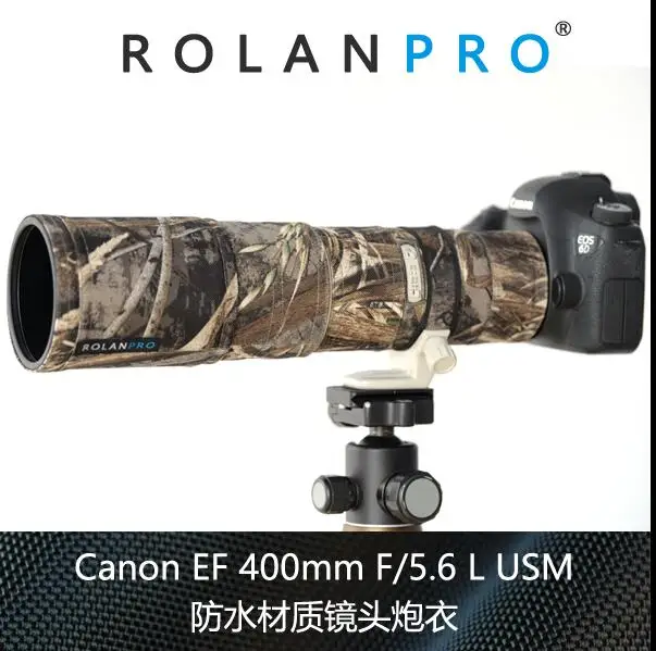 DHL/EMS, камуфляжное пальто для объектива Canon EF 400 мм F/5,6 L USM, защита объектива - Цвет: ku cao mi cai
