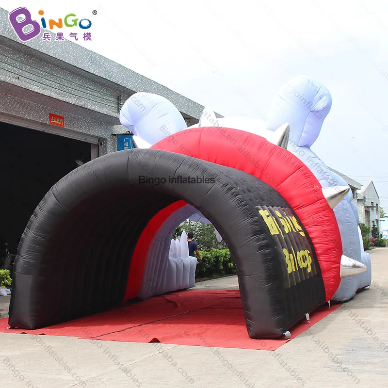 Giant 10x8x5M Inflatable Montclair Bulldog Tunnel / Customized Inflated Entry Baseball Inflatable Sports Passage - BG-A1110 3