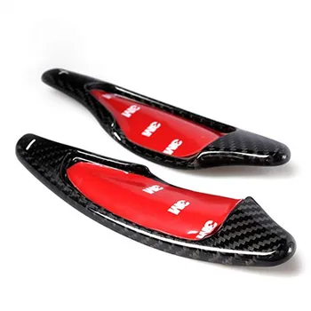 

Car Carbon Fiber Steering Wheel Shift Paddle Extension Shifters For Chevrolet Corvette C7 Parts Steering Covers