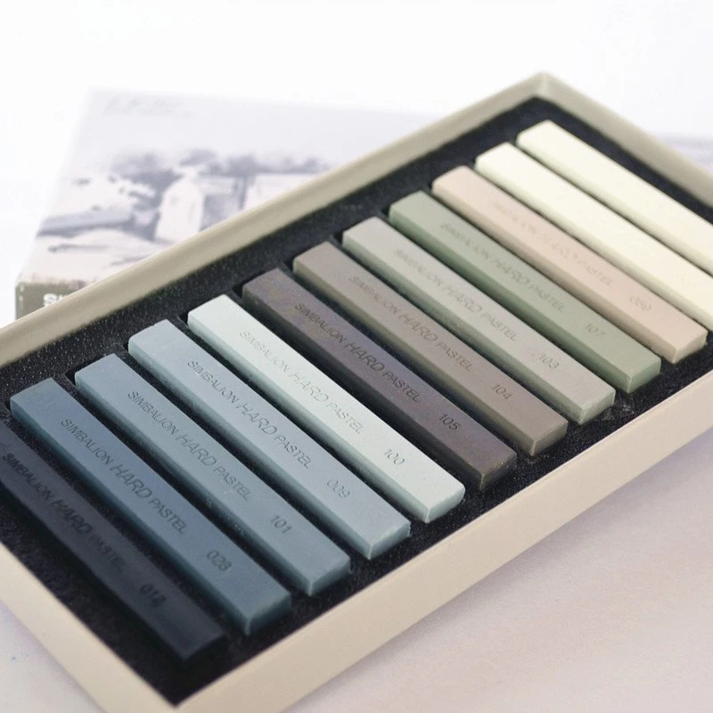 

Fluorescent Color Chalk Drawing Soft Pastel Stick Pen Coloring Stick Crayons Set Professional Painting Sketch Art for Sketching