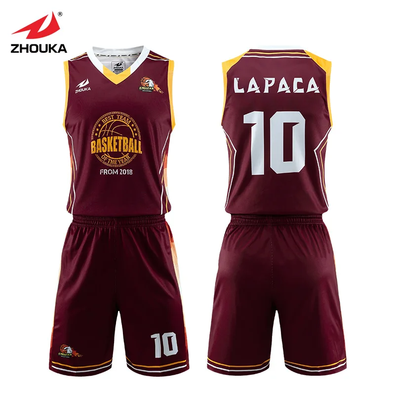 Wholesale Blank Basketball Jersey Shorts Breathable Latest Basketball Jerseys T Shirts Uniform