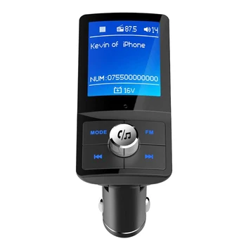 

90 Degree Car Wireless Bluetooth FM Transmitter Radio Adapter USB Charger