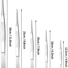 Высокое качество 5 шт. Пинцет Набор туалетный палец Зубчатые Щипцы точность длинные прямые