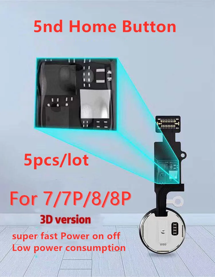 Flash Sale AliSunny-Cable flexible Universal para botón de inicio, 5 unidades, para iPhone 7, 8 Plus, menú, teclado, retorno, solución de todas las tallas Erb1eNe65ZM