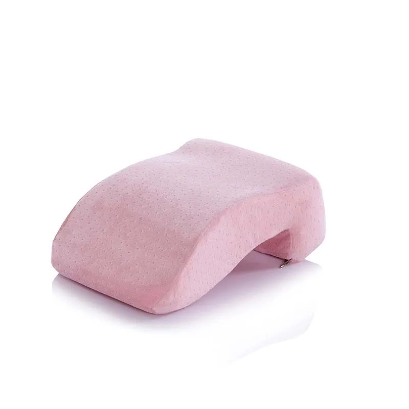 velvet pink Головодержатель Подушка для сна предотвратить ручной онемение из пены с эффектом памяти для рабочего стола, подушки для сна кресло подушка на заднее сиденье - Цвет: velvet pink