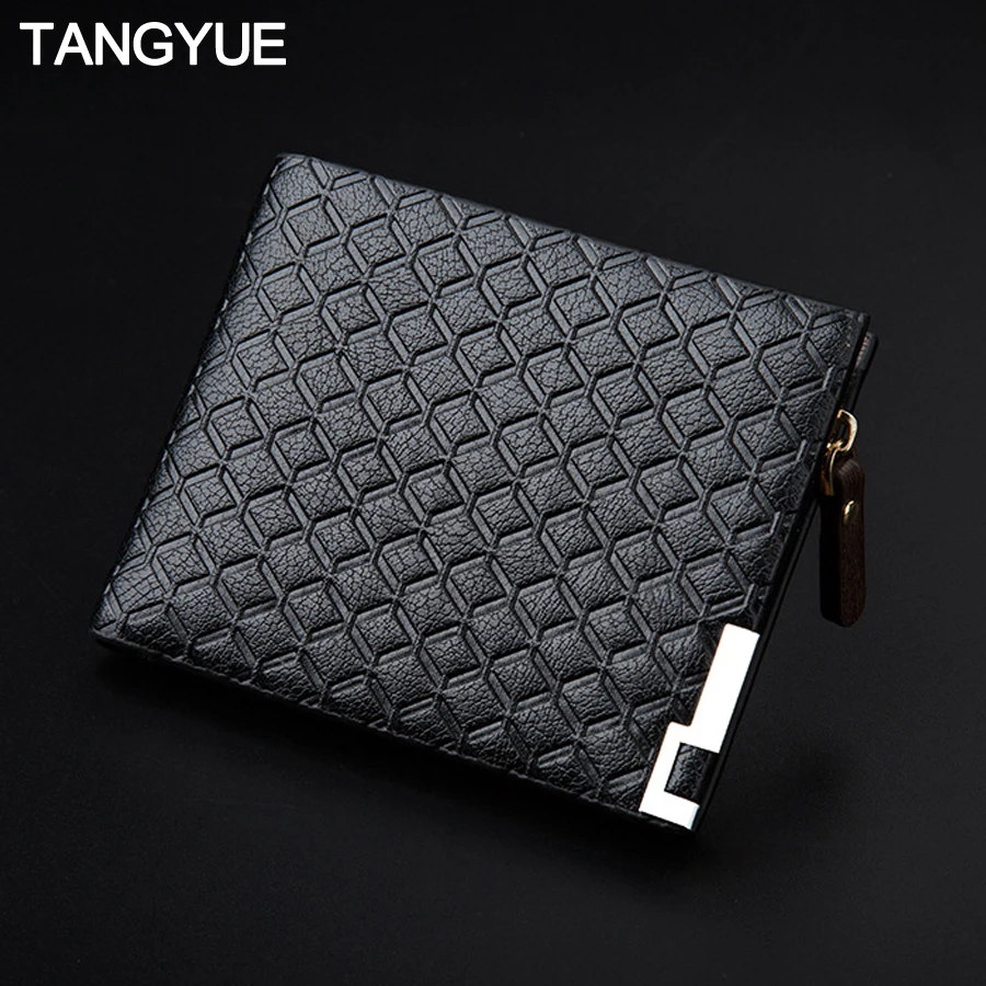 

Luxury Brand Men's Wallet Male of Leather Design Bag Small Slim Embossing Card Coin Purse for Men Wallets Thin Short portomonee