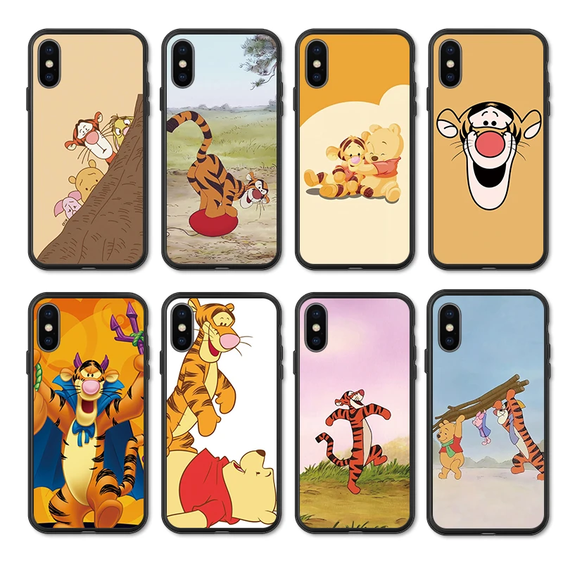 Чехол для телефона Tigger Pooh Xiaomi mi 8 A2 Lite A1 A3 9 9T SE 5X 6X чехол с мультяшным медведем