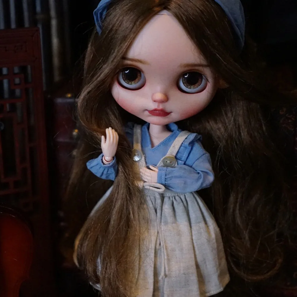 Blyth Doll NBL 1/6 BJD индивидуальное матовое лицо большие глаза модный шар для макияжа