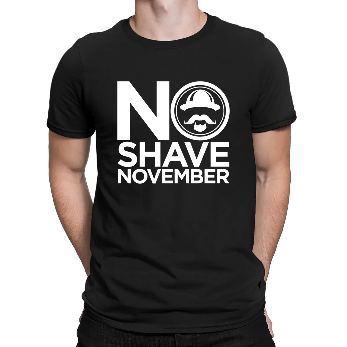 Традиционная футболка с надписью «No Shave November», фирменная графическая летняя стильная футболка для мужчин в стиле хип-хоп, хлопок, стильный дизайн