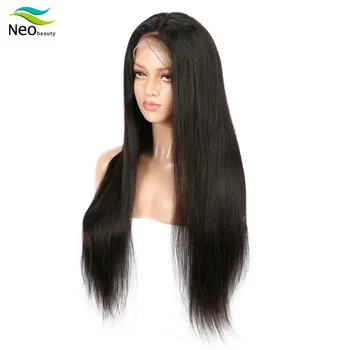 

10A straight lace front wig long wig 150% density straight human hair wigs remy hair