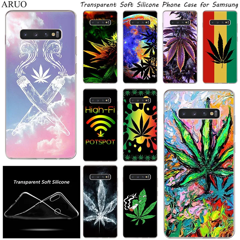 Abstractionism Art High Weed Soft Silicone TPU Phone Case For Samsung Galaxy S20 Ultra S10 S10e S9 S8 Plus S7 Note10 Pro Note9 8