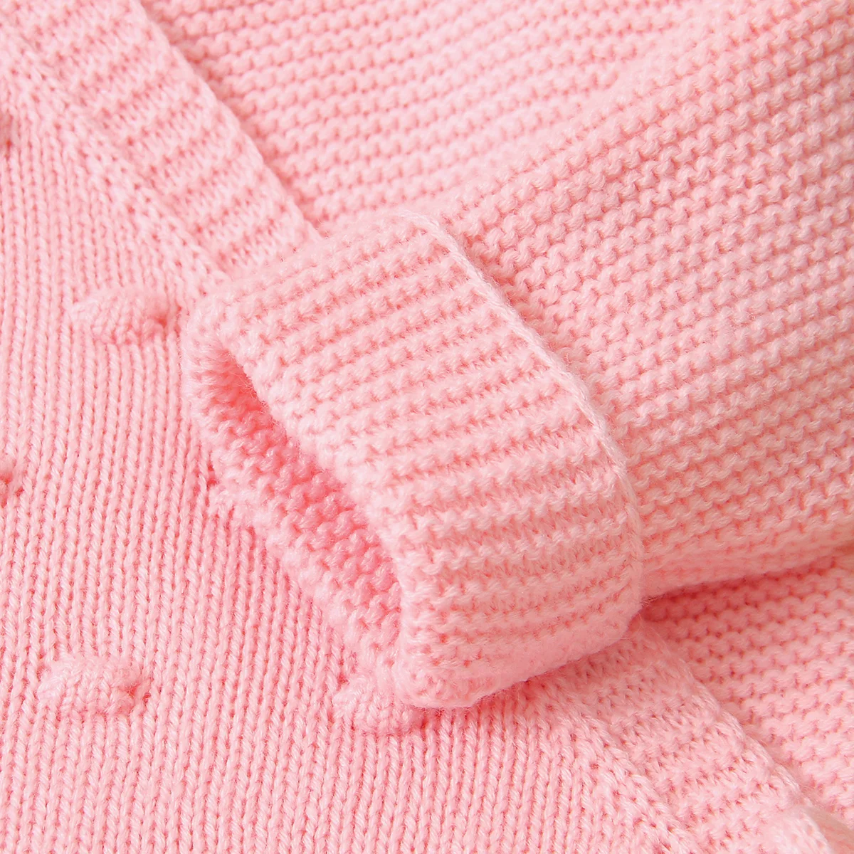 Милый модный кардиган с длинными рукавами для малышей от 3 до 18 месяцев, мягкий теплый вязаный свитер, пальто для малышей одежда для малышей Кардиган для детей