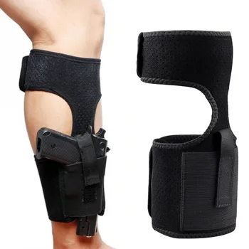 

Military Adjustable Tactical Concealed Carry Puttee Thigh Ankle Leg Holster Hunting Bag Glock 17 19 22 23 Pouch Holder