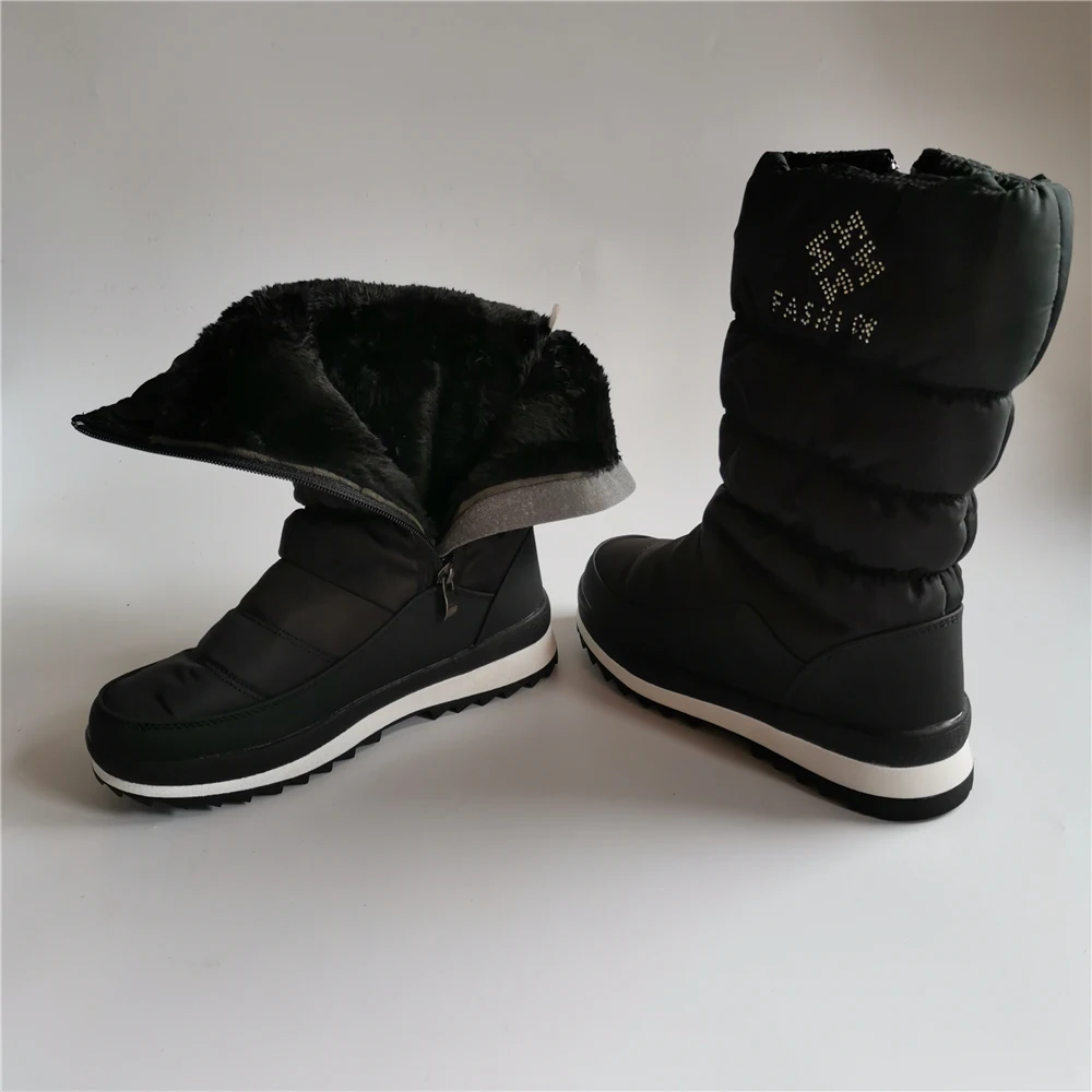 Flats Pluche Bont Snowboots Vrouwen 2022 Winter Schoenen Ronde Neus Mid  Kalf Laarzen Warm Platform Casual Zwart Wit schoenen Vrouw|Driekwart  Laarsjes| - AliExpress
