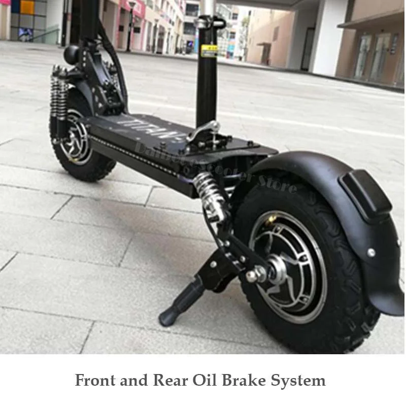 Powerful Off Road Electric Scooter Two Wheels Electric Scooters 11 Inch Double Drive 1200W 90KMH Foldable Electric Bikes Adults (12)
