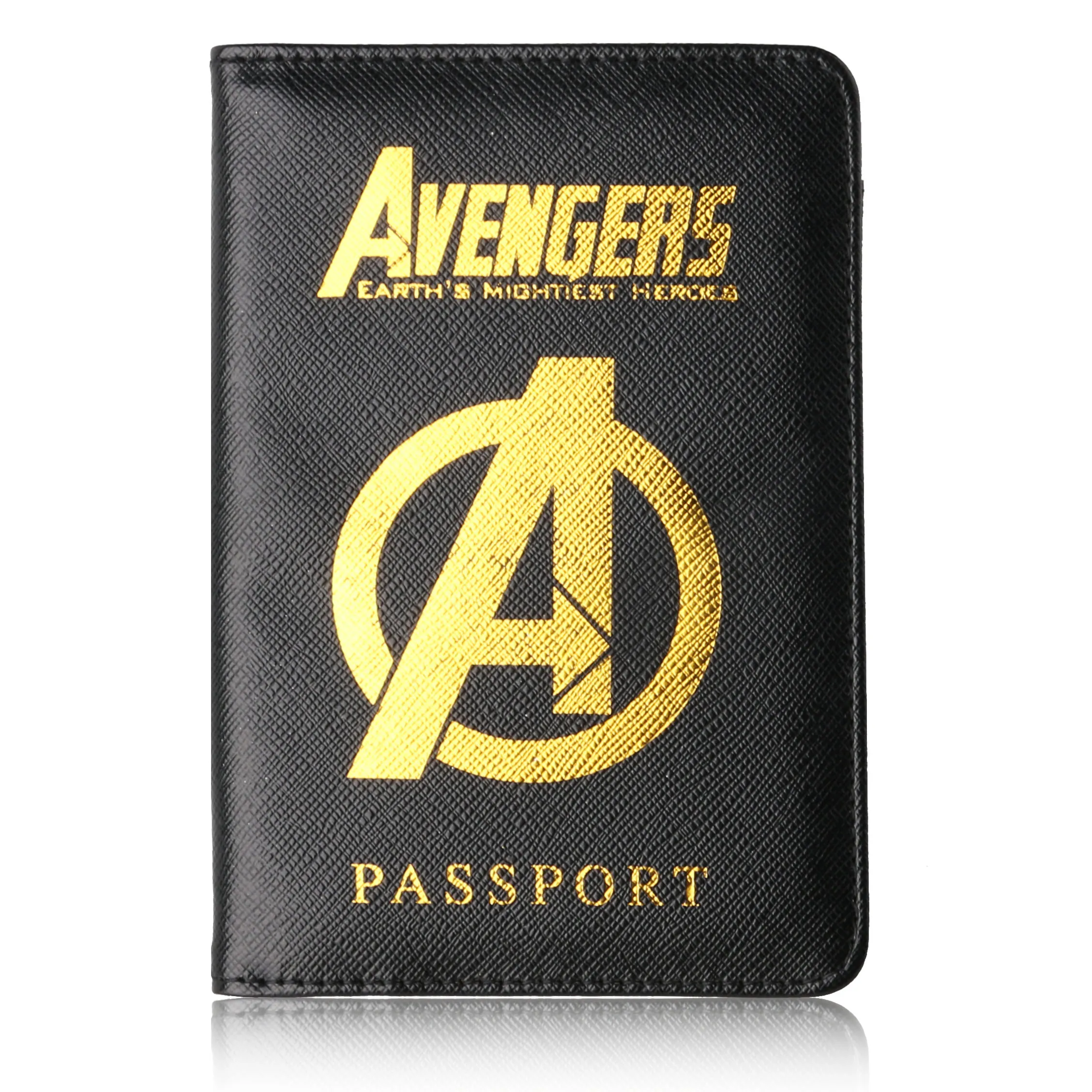 Обложка для паспорта Rfid Блокировка Wakanda Forever Черная пантера Asgard кожаный чехол для паспорта держатель Мстители, Гидра щит Звездного флота