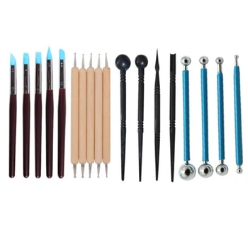 

New 51Pcs Sculpting Craft Canvas Draw Tools For Nail Art Mandala Painting Rocks Embossing Pattern Ceramic Clay Dotting Tools