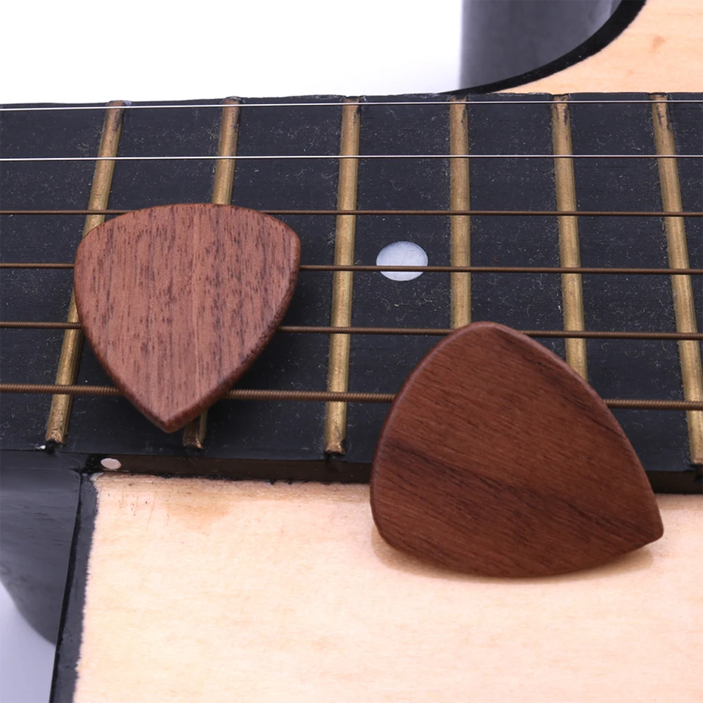 2 шт. деревянная гитара палочки акустическая бас-гитара медиатор Plectrum музыкальный инструмент гитара Запчасти и аксессуары по индивидуальному заказу