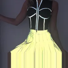 Новые летние сексуальные плиссированные Светоотражающие юбки, женские мини юбки в консервативном стиле, однотонные юбки на молнии с высокой талией