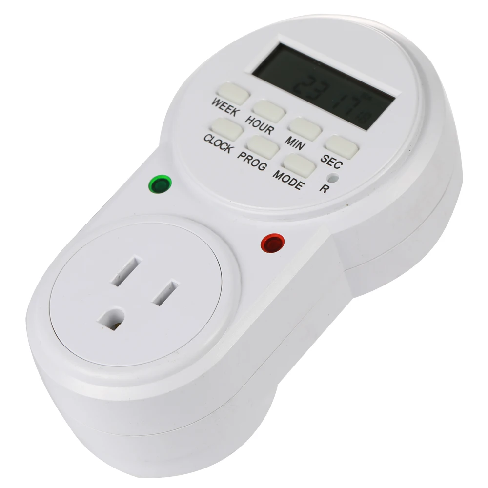 

Hot EU US UK Plug Smart Power Socket Digital Timer Switch Energy Saving Adjustable Programmable Setting of Clock On Off Time