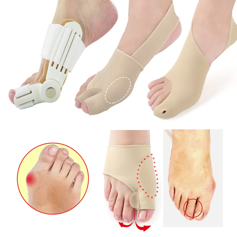 Bunion Corrector Toes Separator Hallux Valgus Foot Straightener Pedicure Foot Tools Bunion Corrector Splint Orthopedic Tools
