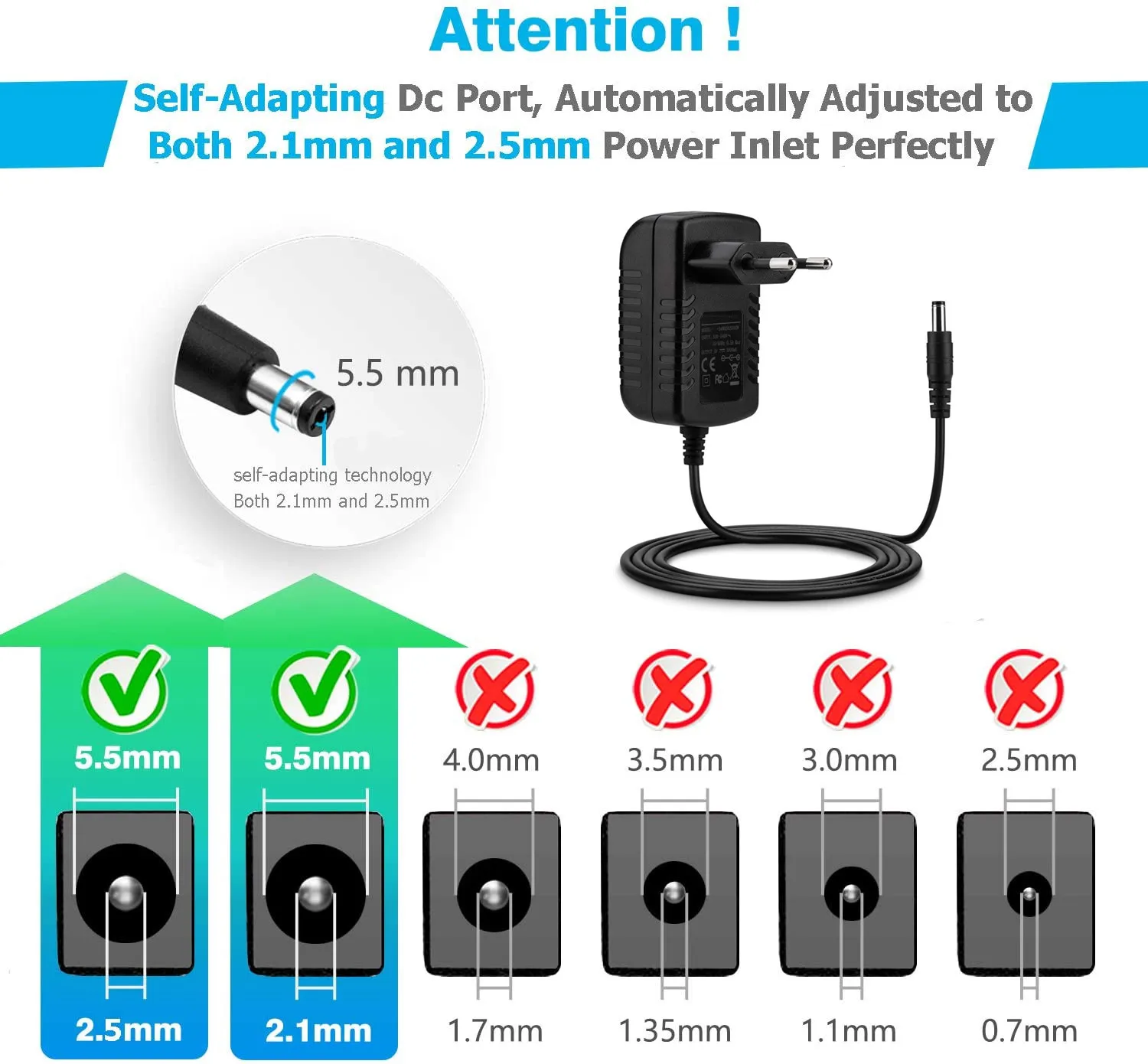 14V2A AC 100V-240V 변환기 어댑터 DC 14V 2A 2000mA 28W 전원 공급 장치 14 V 볼트 어댑터 EU/US/UK/AU 플러그 5.5mm x 2.1mm-2.5mm
