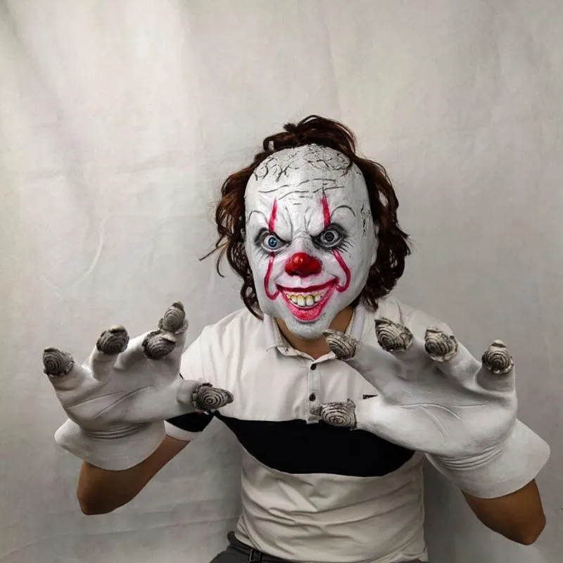 Фильм это: две части Pennywise клоун для косплея перчатки реквизит Хэллоуин