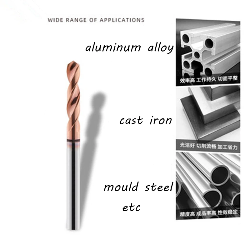 Free shipping 0.3mm- 4mm tungsten steel micro drill bit 4mm shank cnc micro circuit drill bit for stainless steel/ steel/ Al Cu