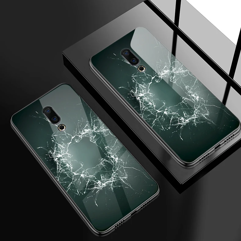 Чехол для Meizu M5 M6 M8 M9 Note 16th Plus из закаленного стекла для iPhone 5S, SE 6 6S 7 8 Plus XR XS MAX, роскошные модные яркие ракушки - Цвет: W353