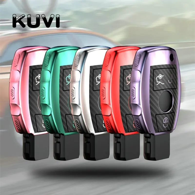 Car Key Case Cover fob For Mercedes Benz W203 W210 W211 W124 W202 W204 W212 W176 AMG GLC 260 C200 CLA GLA 200 car Accessories | Автомобили