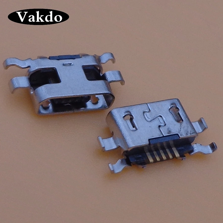 100 шт./лот Мини Micro usb-коннектор с портом Jack для муфтовый стыковочный переводник разъем док-станция для зарядного устройства Разъем передачи данных 5 pin для Nokia lumia 625 1320