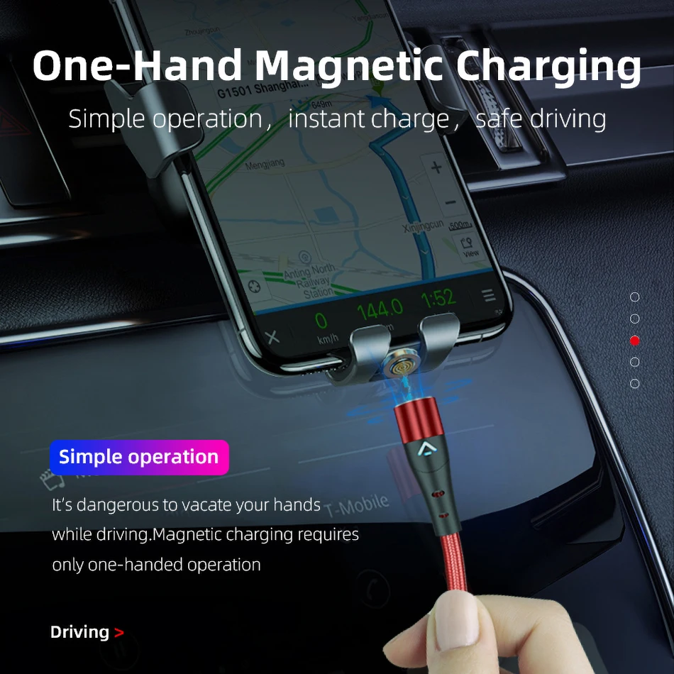 Магнитный кабель для передачи данных Быстрая зарядка Micro USB Type C адаптер Шнур iPhone 11