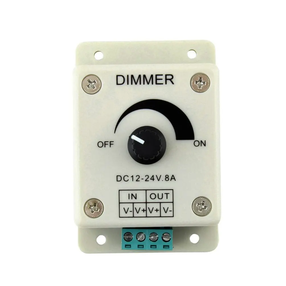 Dc 1224v 8a Led Dimmer Switch Single Color Light Lamp Strip Driver