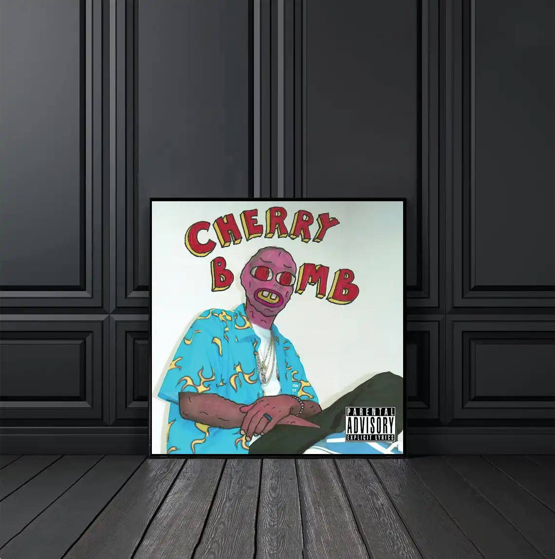 Tyler The Creator Cherry Bomb Album Cover Poster Canvas Print Rap Hip Hop Music Star Singer Home Wall Painting Decoration Painting Calligraphy Aliexpress